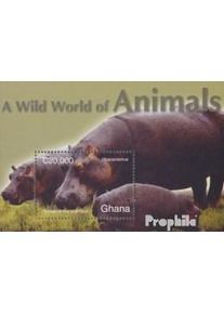 Ghana Block465 (completa.Problema.) MNH 2004 Mammiferi