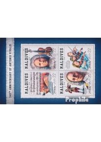 Maldive 7513-7516 Minifoglio (completa. edizione) MNH 2018 Antonio