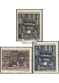 Cecoslovacchia 647-649 (completa.Problema.) MNH 1951 Pesante