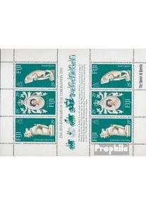 Fiji-Isole 372-374 Minifoglio (completa.Problema.) MNH 1978 Incoronazi