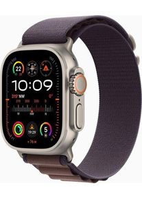 Apple Watch Ultra 2 (2023) | GPS + Cellular | argento | Alpine Loop Indaco Medium