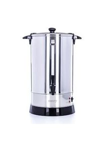 Camry CR1259 Dispensador Bebidas Calientes, Olla Eléctrica Conservas, 20L, Grifo, Acero Inox., Hervidor, Vino Caliente, Plata, 160W