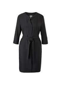 s.Oliver, Damen, Kleider, Kleid Blusenkleid mit Gürtel, Schwarz, (32)