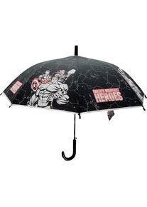 MARVEL, Regenschirm, The Avengers Regenschirm Vendetta Schwarz Ø 76 Cm, Schwarz