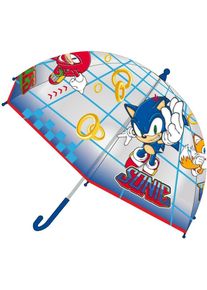 Jakks Pacific, Mädchen, Regenschirm, Sonic Regenschirm 45 Cm, Blau