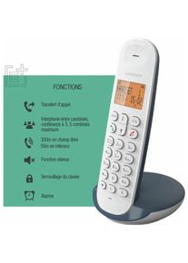 Logicom Festnetztelefon DECT ILOA 150 SOLO Tafel, Telefon, Schwarz
