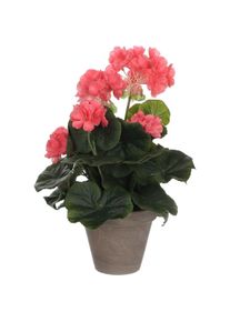 Mica Decorations, Kunstpflanzen, Dekorationspflanze PVC Geranie (11,5 x 33 cm) (33 cm)