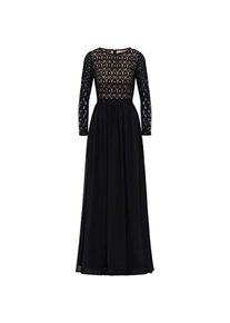 Apart Fashion, Damen, Kleider, Midnight Forrest-Black-Dip Dye Partykleid, Schwarz, (42)