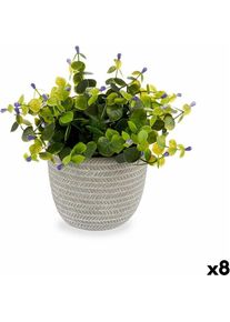 Ibergarden, Kunstpflanzen, Decorative Plant QY-H022 Plastic Flowers 21 x 20,6 x 21 cm (8 Units) (21 cm)
