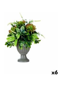 Ibergarden, Kunstpflanzen, Decorative Plant XD19-1370 Plastic Wineglass 25 x 36 x 25 cm (4 Units) (36 cm)