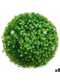 Ibergarden, Kunstpflanzen, Decorative Plant 555 Plastic Flowers Sheets Ball 22 x 22 x 22 cm (8 Units) (22 cm)