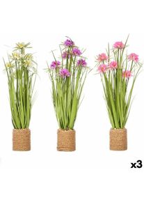 Ibergarden, Kunstpflanzen, Dekorationspflanze Schnur Kunststoff Stein 30 x 70 x 30 cm (3 Stück) (70 cm)