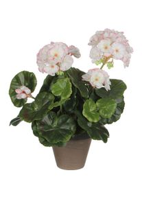 Mica Decorations, Kunstpflanzen, Dekorationspflanze PVC Geranie (11,5 x 33 cm) (33 cm)
