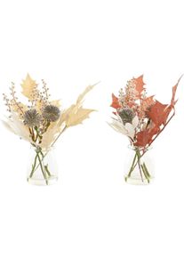 DKD Home Decor, Kunstpflanzen, Dekorationspflanze (6 x 6 x 27 cm) (2 Stück) (27 cm)