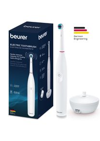 Beurer Elektrische Zahnbürste »TB 30, Elektrische Zahnbürste zur Plaque-Entfernung mit Timer« 1 Stk. Aufsteckbürsten 2 Reinigungsprogramme und...