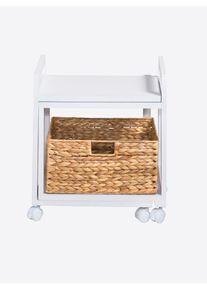 HEINE HOME Beistelltisch 1 Stk. tlg. in weiß, Größe B/H/T: 46,5 cm x 52,5 cm x 31,5 cm