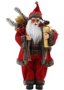 my home Weihnachtsmann »Weihnachtsdeko rot« klassisch in rot, Größe B/H/T: 22,5 cm x 45,5 cm x 16,5 cm