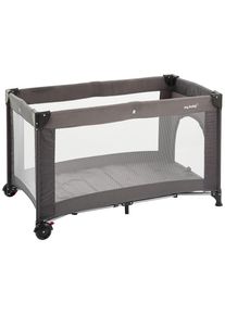 My Baby Lou Reisebett, Dunkelgrau, Metall, Kunststoff, Textil, 60x74x120 cm, SGS-gepr&uuml;ft, zusammenklappbar, Ausstieg, Babym&ouml;bel & Kinderm&ouml;bel, Babyzimmer, Babybetten, Reisegitterbetten