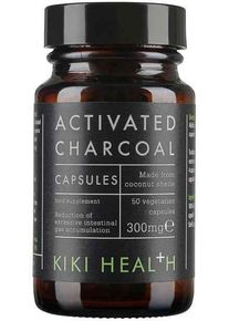 KIKI Health Aktivkohle-Kapseln, 50 Kapseln Dose, Unflavoured