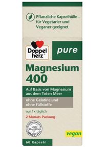 Doppelherz pure Magnesium 400, 60 Kapseln