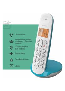 Logicom Festnetztelefon DECT ILOA 150 SOLO, Telefon, Türkis