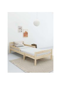 OTTO home , Kinderbett »Wenke, ausziehbar von 140 bis 200 cm, FSC « 90cm Breite, 140-200cm Liegefläche, massive Kiefer, mit Lattenrost, zeitlose...
