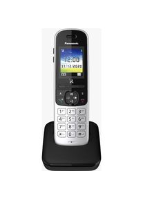 Panasonic , Schnurloses DECT-Telefon »KX-TGH710« (Mobilteile: 1 ) , schwarz , Seitliche Lautstärketasten - Einfache Lautstärkeregelung während des...