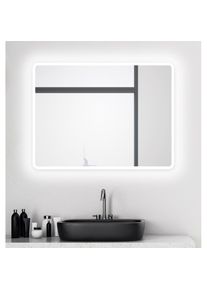 Talos , Badspiegel »Moon« LED Spiegel, Design Lichtspiegel , silber matt