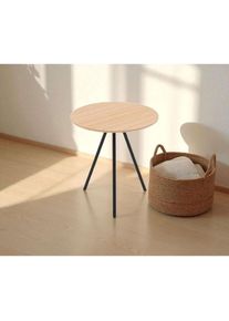 Home Affaire, Couchtisch &raquo;Simple, Kaffeetisch, Satztisch, Tisch, Sofatisch&laquo; 1 Stk. tlg. Tischplatte mit Echtholzfurnier, Gestell aus Metall, FSC , 