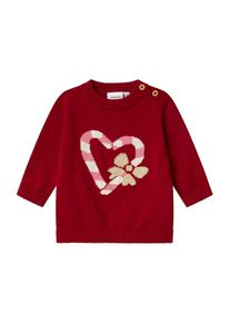 name it Pulóver 'NBFREAMO' unisex piros , Méret 56