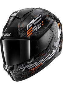 SHARK Ridill 2 Molokai, kask integralny , kolor: czarny/srebrny/pomarańczowy , rozmiar: XXL