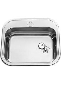 ADVANCE, Spülbecken, Stålvask AM480B1 48-34mm m/prop