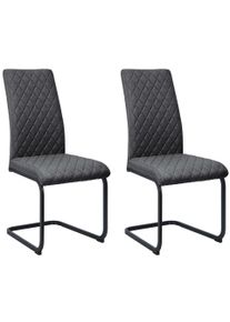 Otto Home Esszimmerstuhl »Valbourg« () 2 Stk.Freischwinger, gepolsterte Rückenlehne und Sitzfläche, Sitzhöhe 48 cm, Größe B/H/T: 44 cm x 99 cm x 60 cm