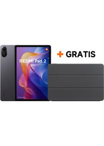Xiaomi Tablet »Redmi Pad 2 + Cover« (27,94 cm / 11 ′′) Android 128 GB 2.5K Inklusive Case) in grau