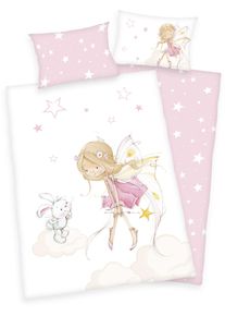 Baby Best Babybettwäsche »Little Fairy« 2 Stk. tlg. mit liebevollem Motiv in bunt, Größe B/L: 40 cm x 60 cm