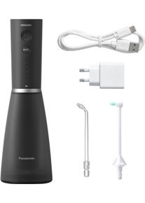 Panasonic Munddusche »EW-DJ86-K503« 2 Stk. Aufsätze Kabellos, Ultraschall-Technologie, Schnellladen durch USB-C, 5 Stufen in schwarz