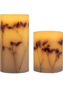 Pauleen LED Dekolicht »LED-Kerze Shiny Bloom in bunt, Größe Ø 7,6 cm