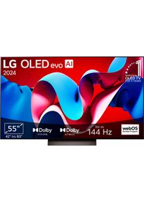 LG OLED-Fernseher »OLED55C47LA« 139 cm/55 ′′ Smart-TV in schwarz, Größe 55 ′′