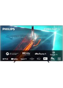 Philips OLED-Fernseher »48OLED708/12« 121 cm/48 ′′ Android TV Smart-TV in schwarz, Größe 48 ′′