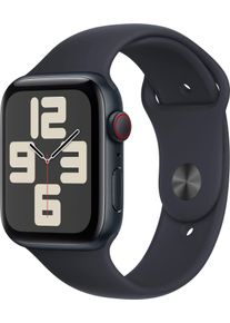 Apple Smartwatch »Watch SE Aluminium« (4,4 cm / 1,73) Watch OS 10 in schwarz, Größe S/M