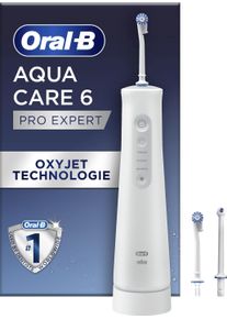 Oral-B Munddusche »AquaCare 6« 3 Stk. Aufsätze Kabellose mit Oxyjet-Technologie in grau