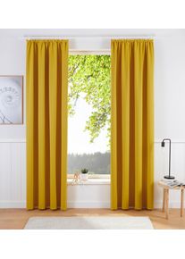 my home Gardine »SOLA« Kräuselband 1 Stk. tlg. Breite:130 cm, 1 Schal, einfarbig, Verdunkelung in grau