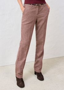 Hose aus weichem Woll-Mix, beige, Gr&ouml;&szlig;e 38, Wolle, bonprix