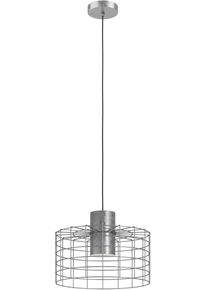 Eglo Hanglamp MILLIGAN Hanglamp van staal - excl. E27 - 40W (1 stuk) hanglampen zilver(kleur)