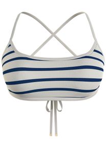 Tommy Hilfiger Swimwear Bustierbikinitop BRALETTE PIQUE met gestreept patroon dames bikinitopjes maat S (36) wit