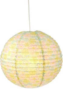 Niermann Hanglamp Veelkleurige bloemen Papier-hanglamp veelkleurige bloemen (1 stuk) lampen multicolor