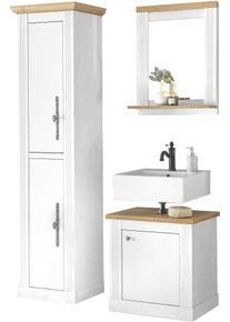 Home Affaire Badkamerserie WESTMINSTER, badkamer in landhuisstijl, 3-delig badkamer (3-delig) badmeubelsets wit