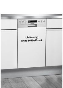 Hanseatic Semi-geïntegreerde vaatwasser HGTI4582C10J7710DS, 81,5 cm x 44,8 cm inbouw vaatwassers zilver(kleur)