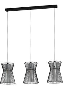 Eglo Hanglamp MASETA Hanglamp van staal - excl. E27 - 40W (1 stuk) hanglampen zwart