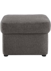 DOMO collection Hocker Sarafina hockers maat Chenille grijs